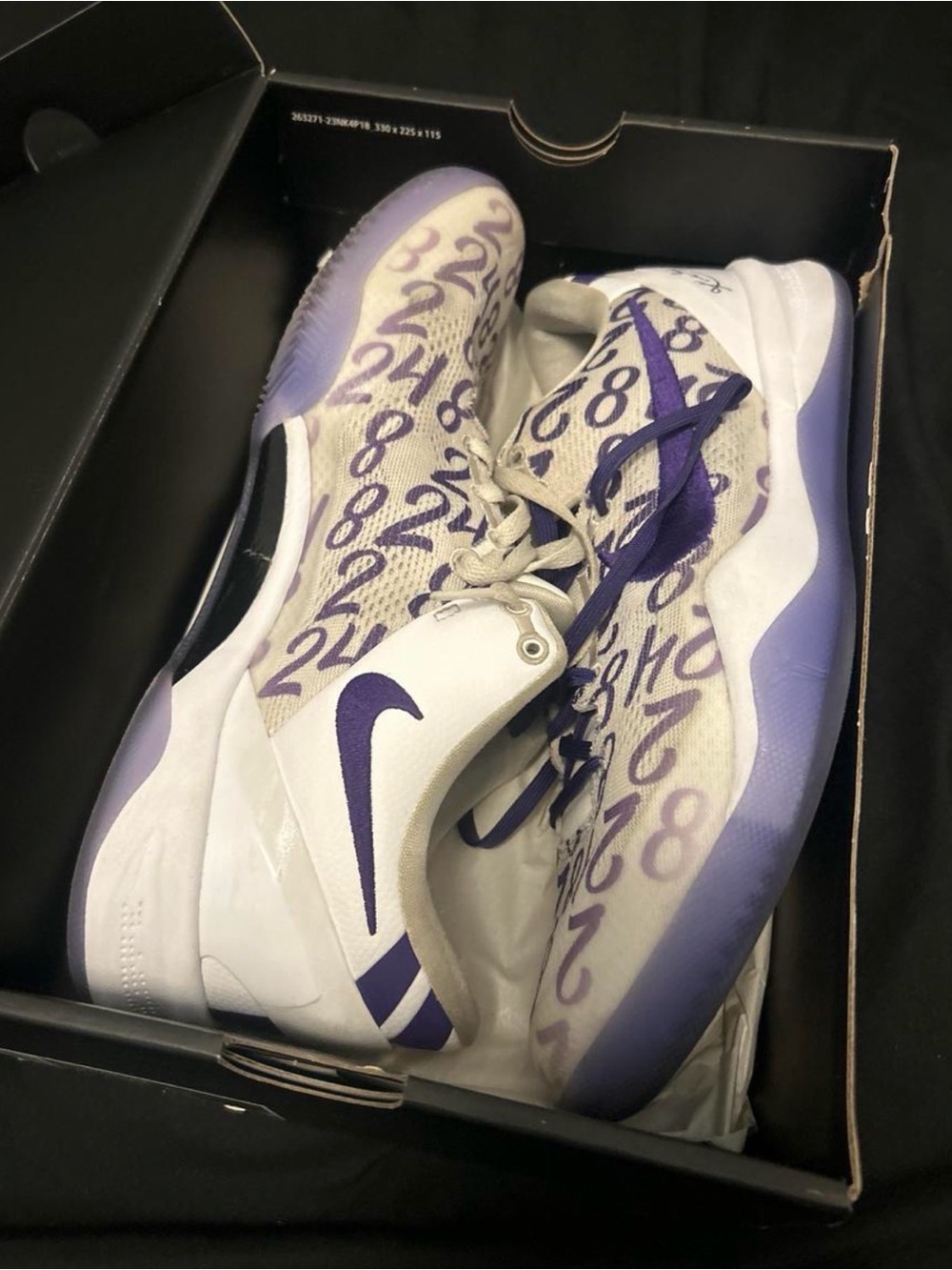 Kobe Court Purple Basketball Shoes